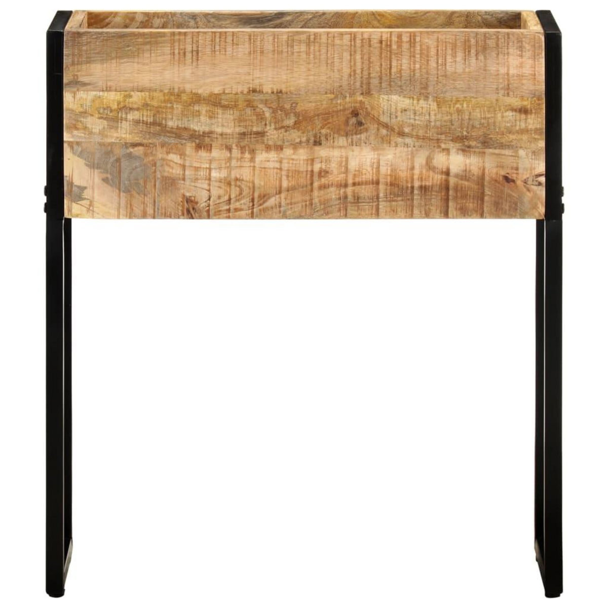 VIDAXL Jardiniere 60x20x68 cm Bois de manguier brut