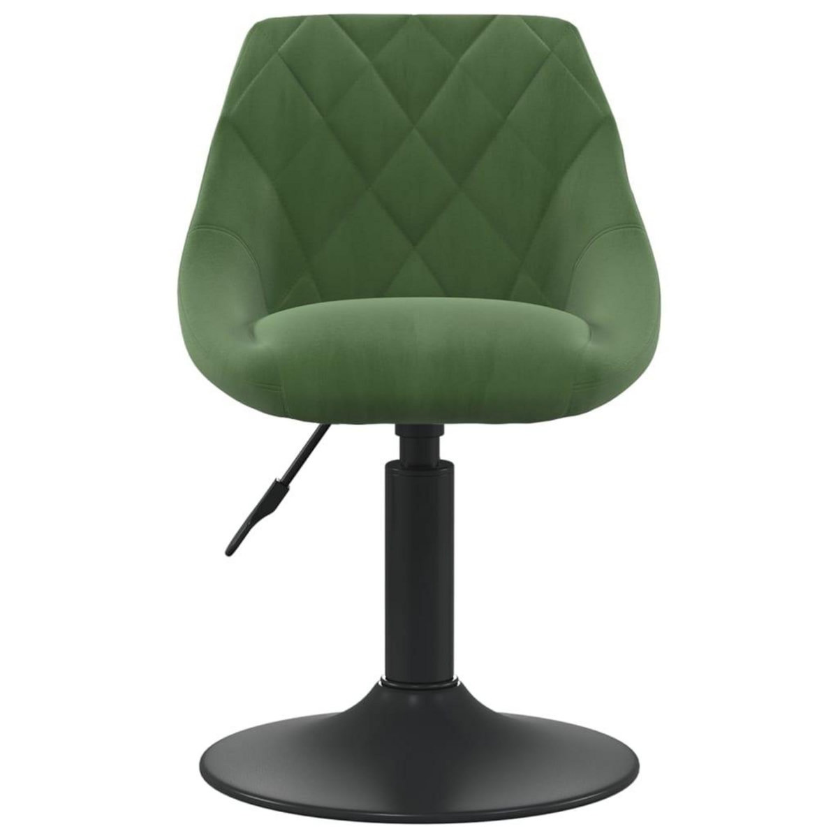 VIDAXL Chaise de salle a manger Vert fonce Velours