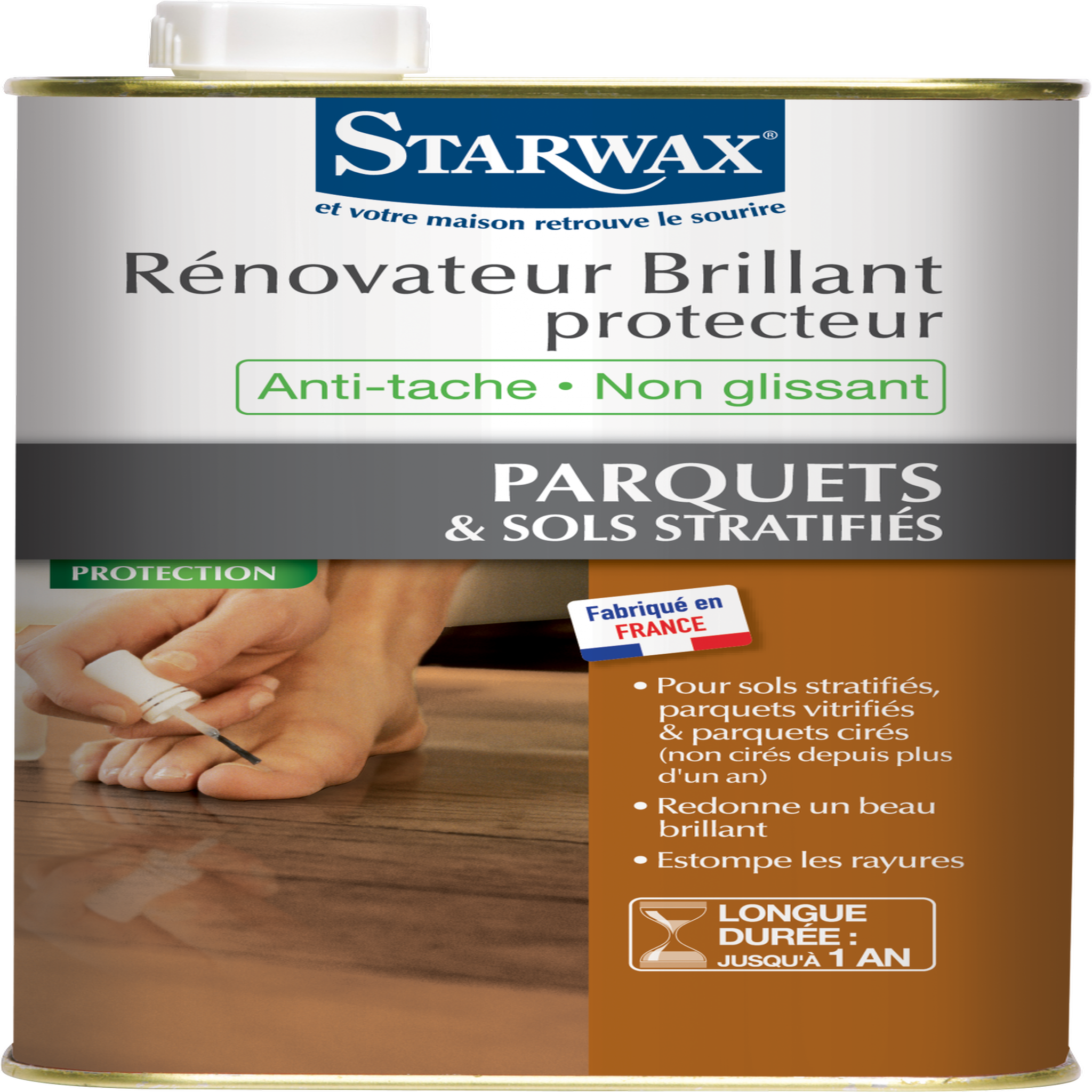 Starwax Rénovateur brillant parquet et stratifié STARWAX 1 l