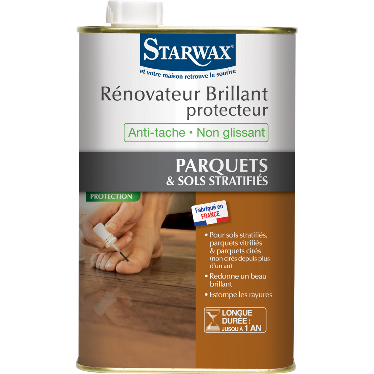 Starwax Rénovateur brillant parquet et stratifié STARWAX 1 l