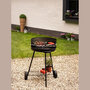 Voir la diapositive 1 : GARDENSTAR Barbecue charbon de bois rond en acier emaillé 62x55.5x80,5cm