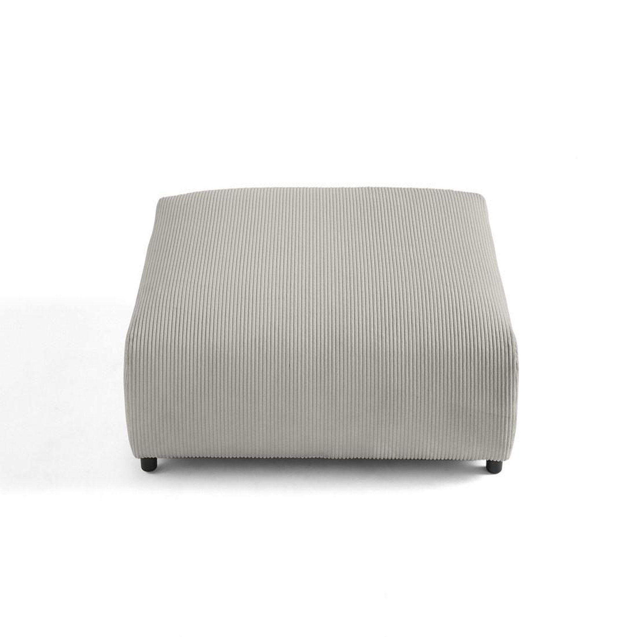 Voir la diapositive 1 : LISA DESIGN Garance - grand pouf modulable - en velours côtelé
