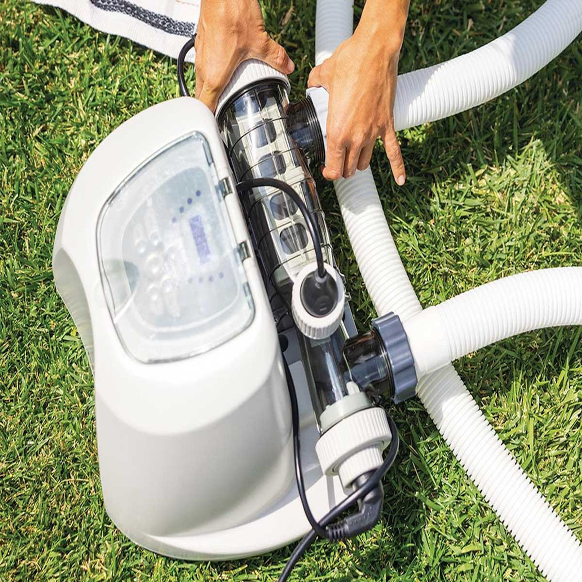 INTEX Stérilisateur au sel QS1600 Plus WIFI pour piscine jusqu'à 68 m³ - Intex