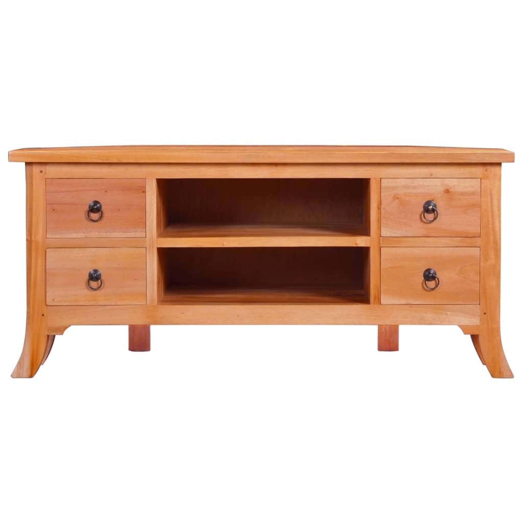 Voir la diapositive 2 : VIDAXL Meuble TV 100x40x45 cm Bois d'acajou massif