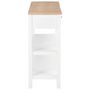Voir la diapositive 5 : VIDAXL Buffet Blanc 110x35x80 cm MDF