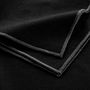 Voir la diapositive 2 : Paris Prix Lot de 3 Serviettes de Table  Mistraline  40x40cm Noir