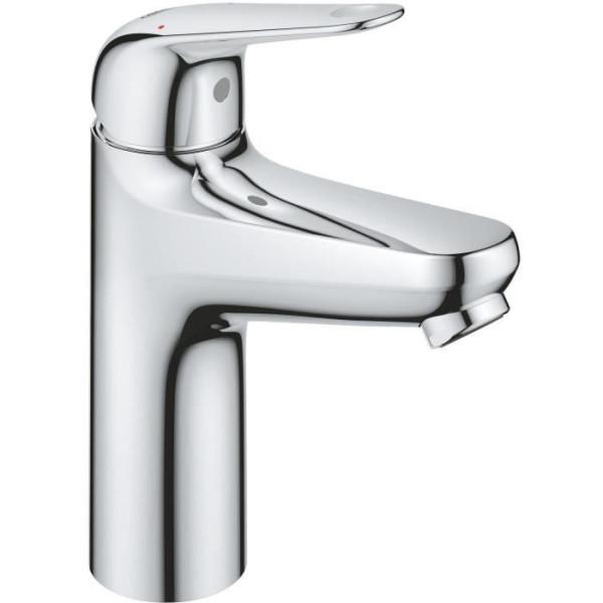 Grohe Mitigeur monocommande lavabo - grohe swift - 24326001 - chromé - taille m - economie d'eau - vidage clic clac