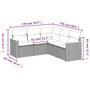Voir la diapositive 6 : VIDAXL Salon de jardin 5 pcs avec coussins noir resine tressee