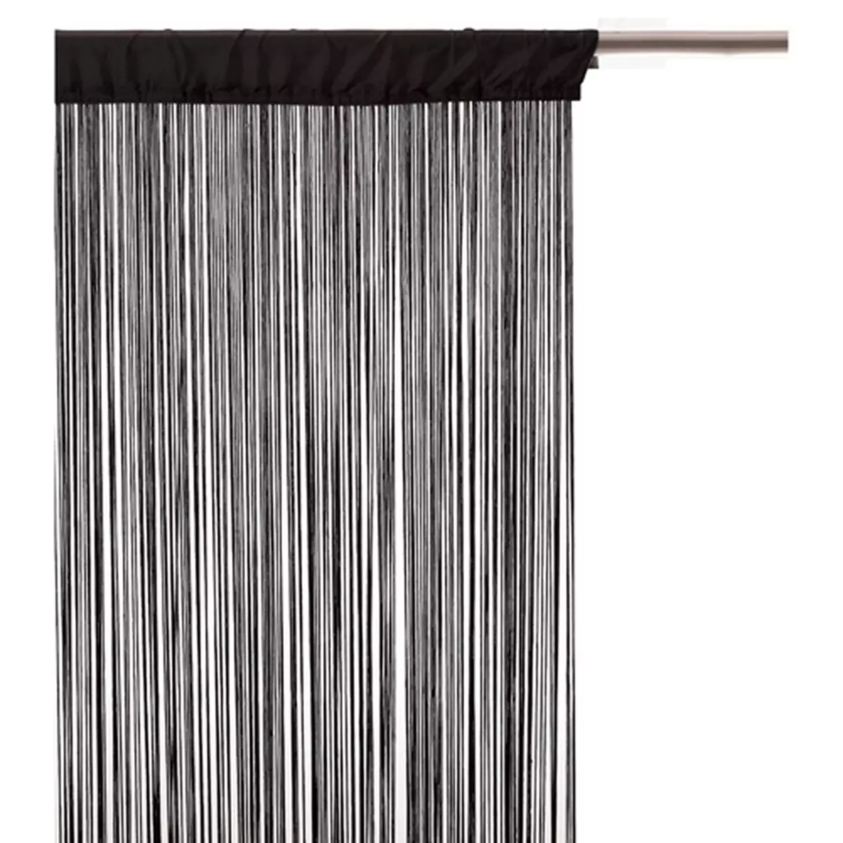 ATMOSPHERA Rideau fils - 90 x 200 cm - Noir