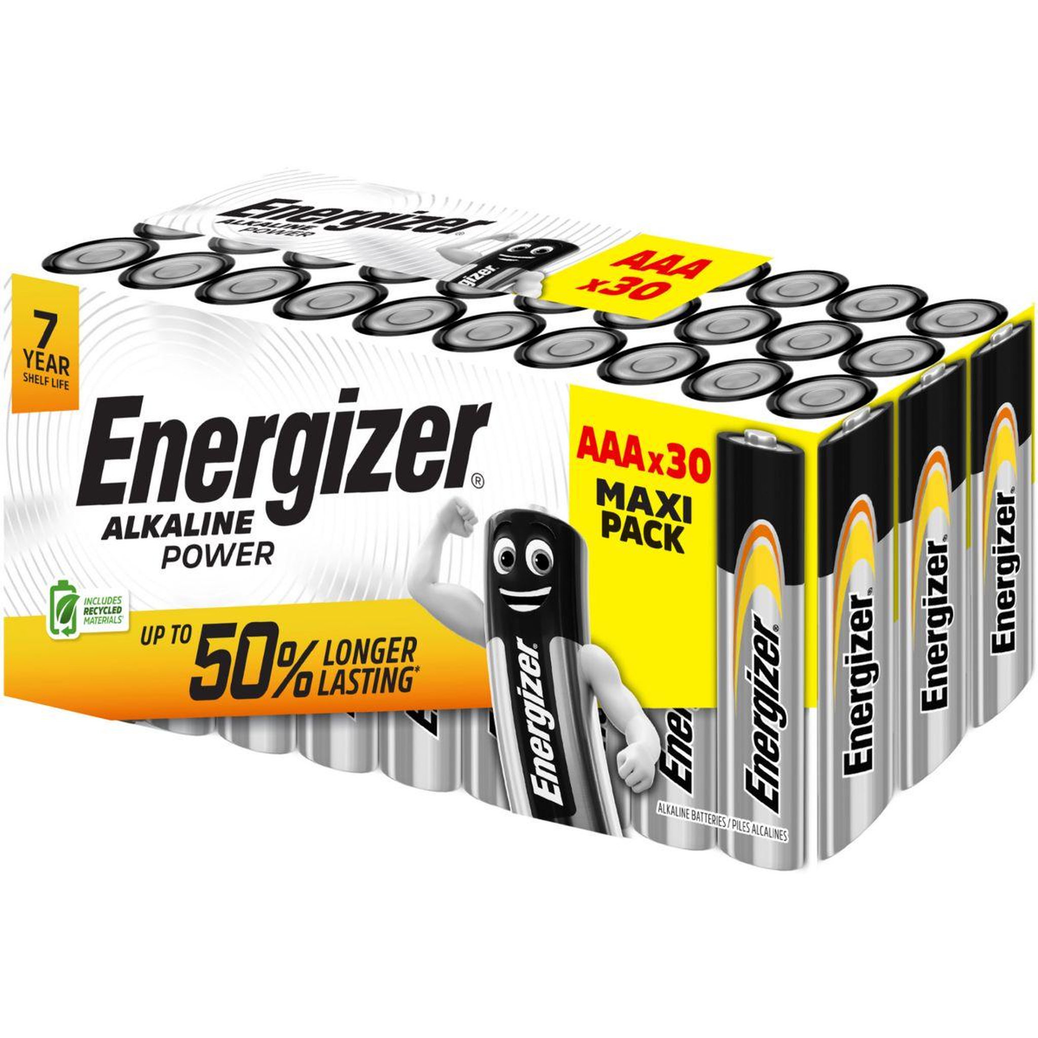 Energizer Pile alkaline power x30 piles aaa
