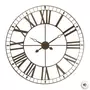 Horloge Murale Chiffres Romain  Vintage  88cm Marron