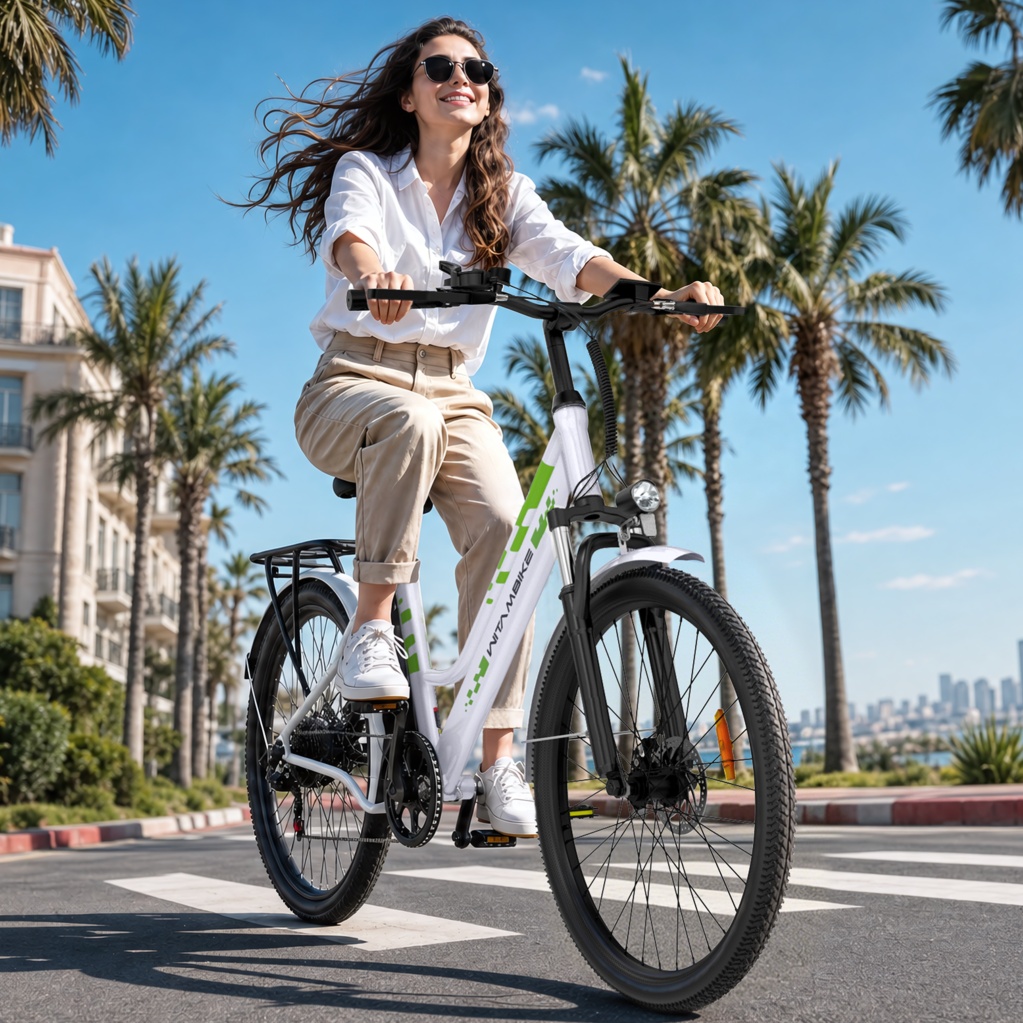 Voir la diapositive 4 : WITAMBIKE Vélo électrique de ville WITAMBIKE C26 PRO 26