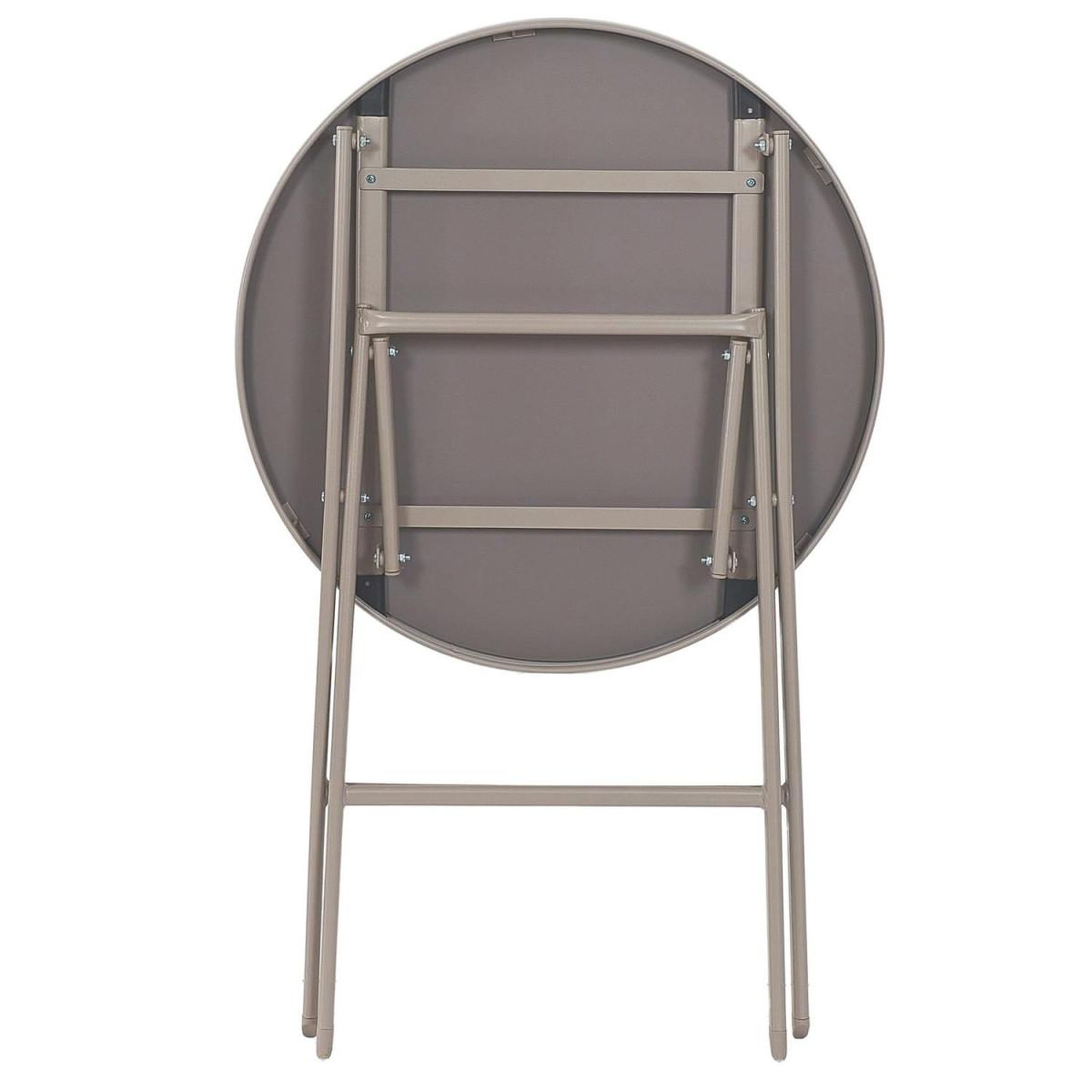 Voir la diapositive 3 : The Home Deco Factory Table de jardin pliable  elba  71cm beige