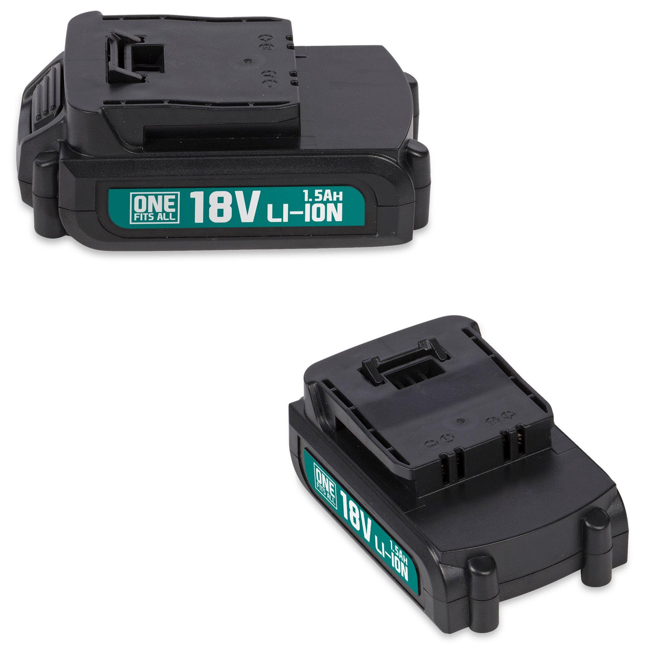 Voir la diapositive 2 : POWERPLUS Batterie 18v li-ion lithium 1,5ah