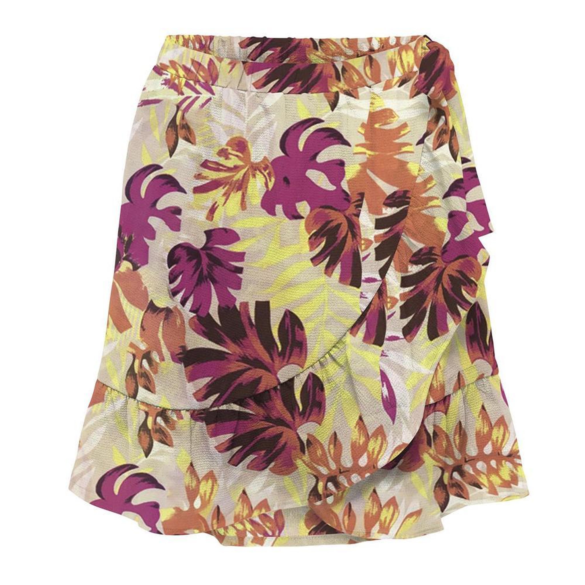 Only Jupe Jaune/Rose Femme Only Onlnova Life Merle. Coloris disponibles : Rose