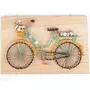 Graine créative Coffret cadre en bois String Art 30 x 20 cm - Bicyclette