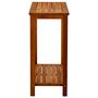 Voir la diapositive 3 : VIDAXL Table console de jardin 80x35x75 cm Bois d'acacia solide