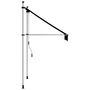 Voir la diapositive 3 : VIDAXL Auvent manuel retractable 100 cm anthracite