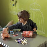 Maison deco Craies blanches et colorées S, Craies, MAISON DECO