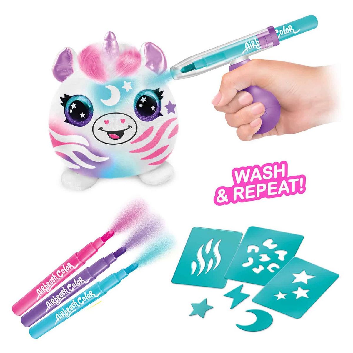 CANAL TOYS Mini peluche surprise Airbrush Plush