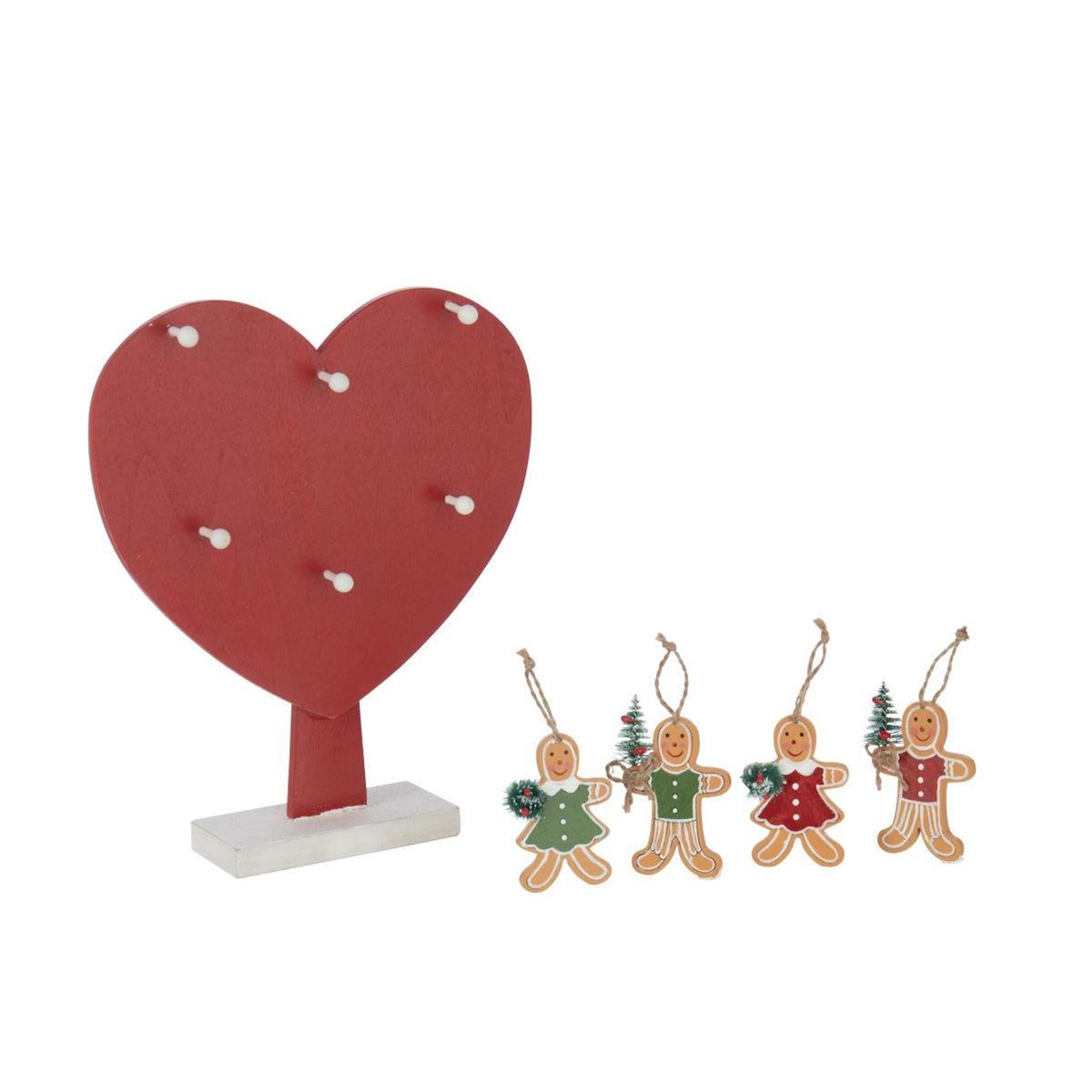 Paris Prix Arbre de Noël à Pains d'Épice  Hangers  27cm Rouge