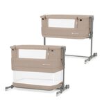 KINDERKRAFT Lit cododo neste bois pratique et confortable. Coloris disponibles : Gris, Beige
