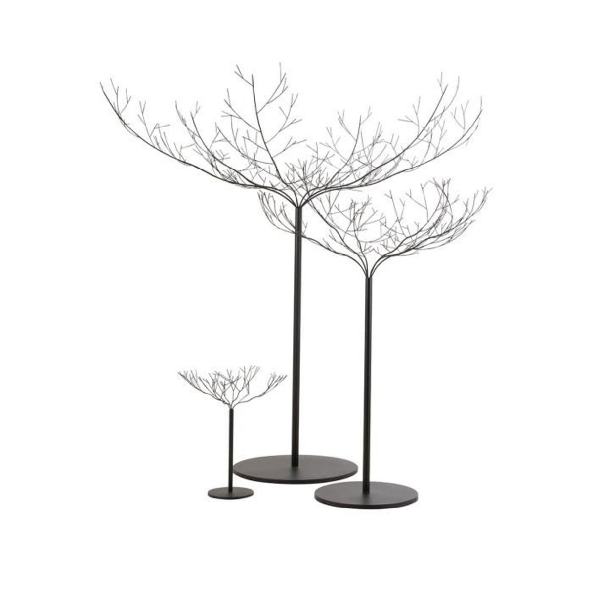 Paris Prix Arbre Déco en Métal  Maynard  75cm Noir