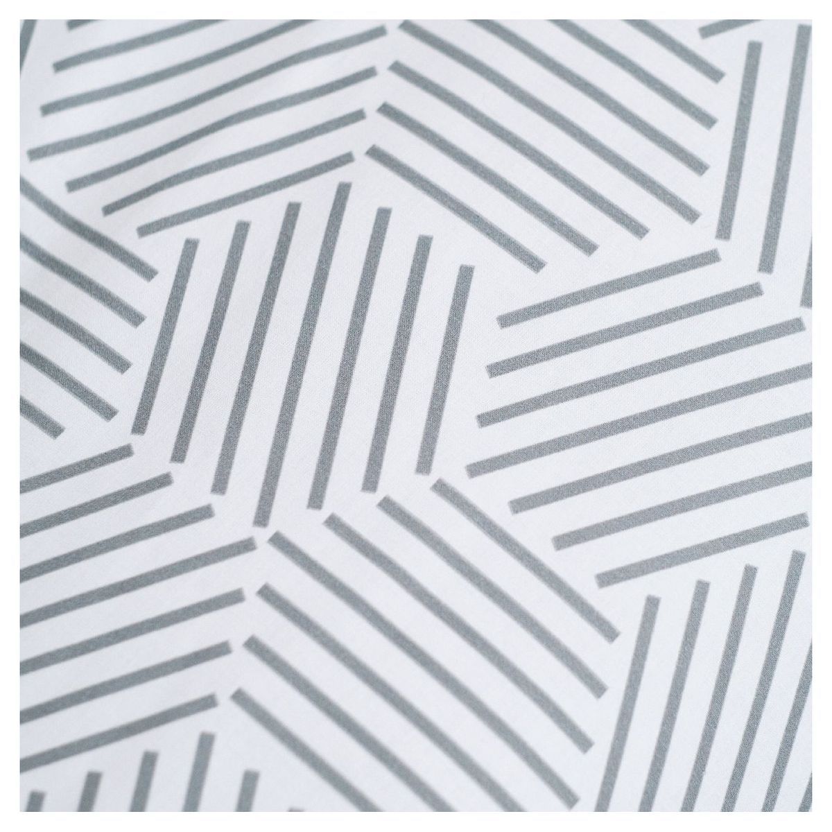 TODAY Parure housse de couette en coton imprimé Géométrique