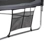 Voir la diapositive 6 : SWEEEK Trampoline rond Ø 370cm gris - Saturne Inner XXL – trampoline de jardin avec filet de protection intérieur. échelle. bâche. filet pour chaussures et kit d'ancrage