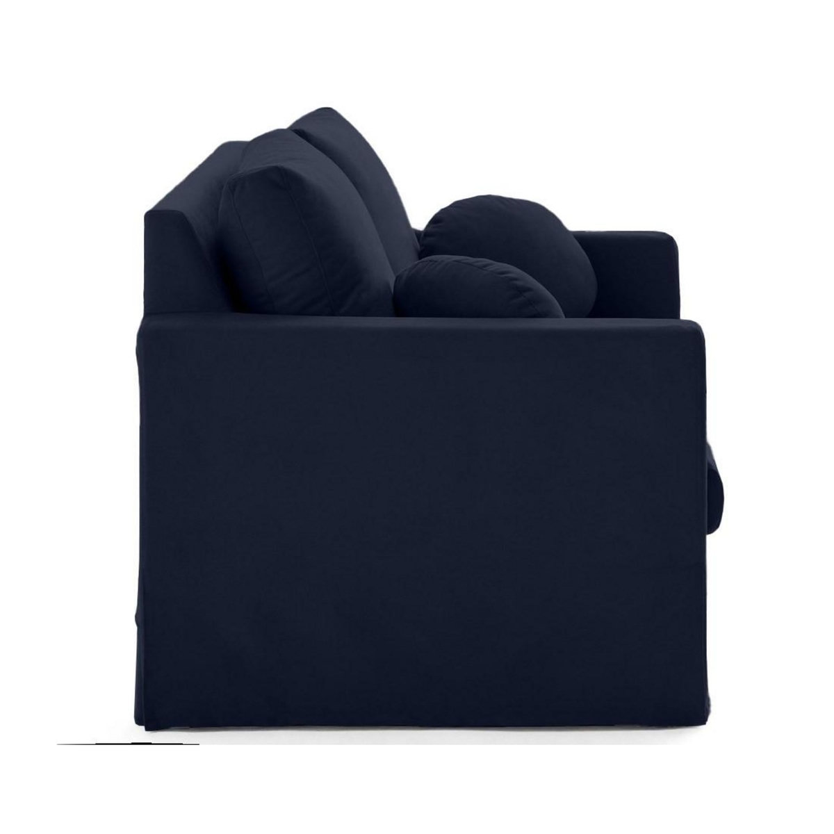 LISA DESIGN Serena - canapé droit déhoussable 2 places en tissu