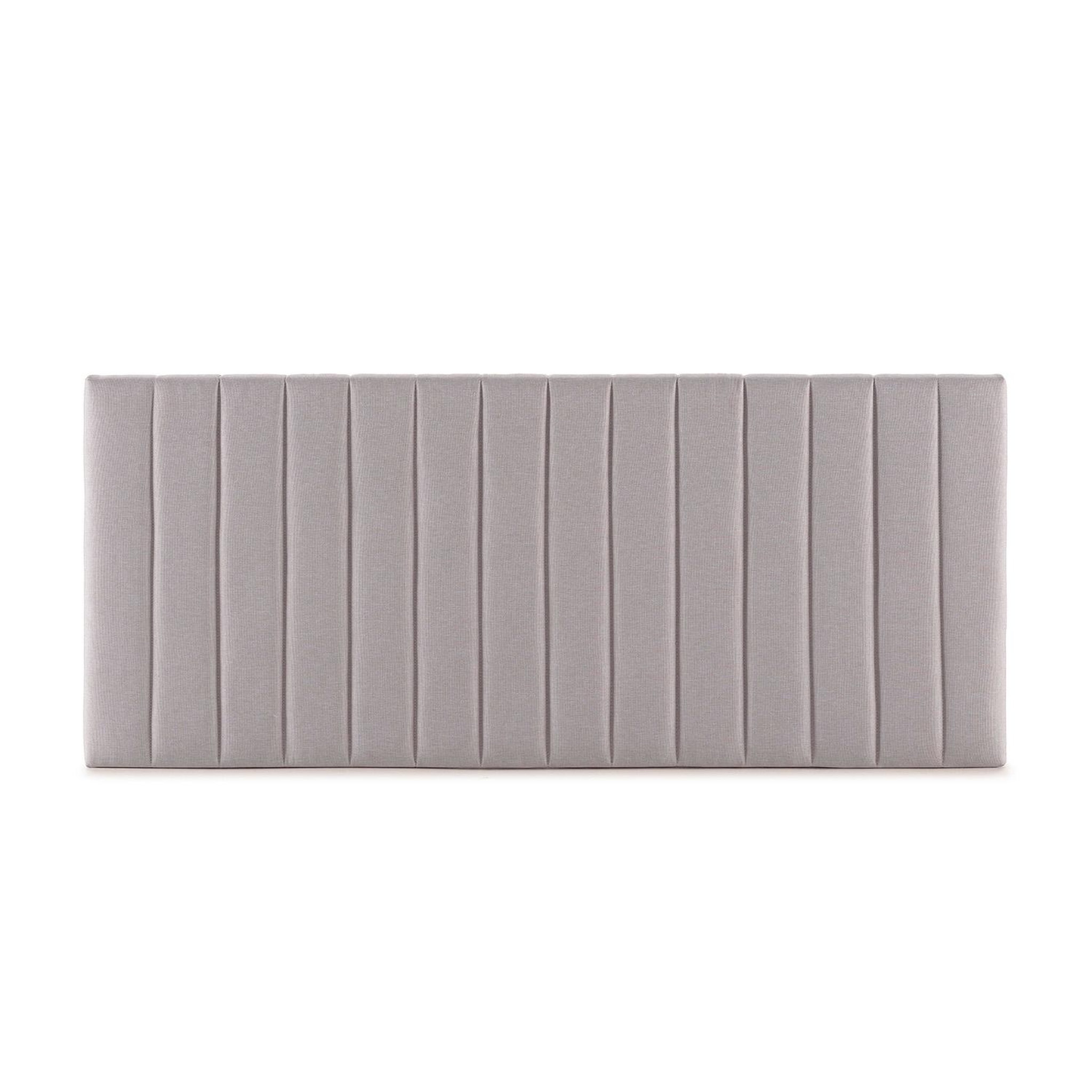 Voir la diapositive 3 : VS VENTA-STOCK Tête de lit tapissée Eris 150x60 cm Gris clair