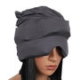 Voir la diapositive 4 : Paris Prix Bonnet pour Tête & Yeux  Effet Froid  23cm Gris