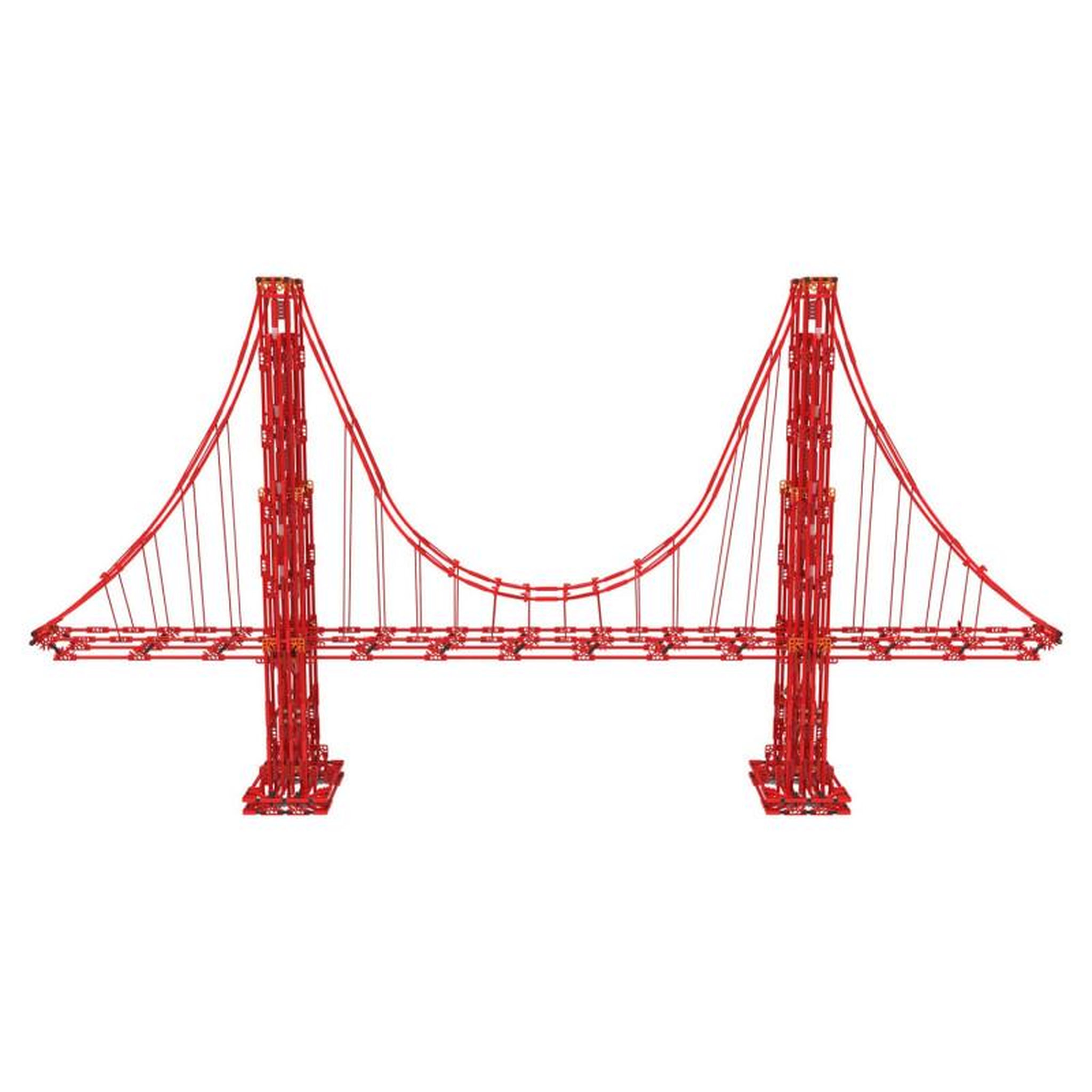 Voir la diapositive 2 : K'NEX K'NEX K& 39 Nex Architecture Building Set - Golden Gate Bridge, 1536 pcs.