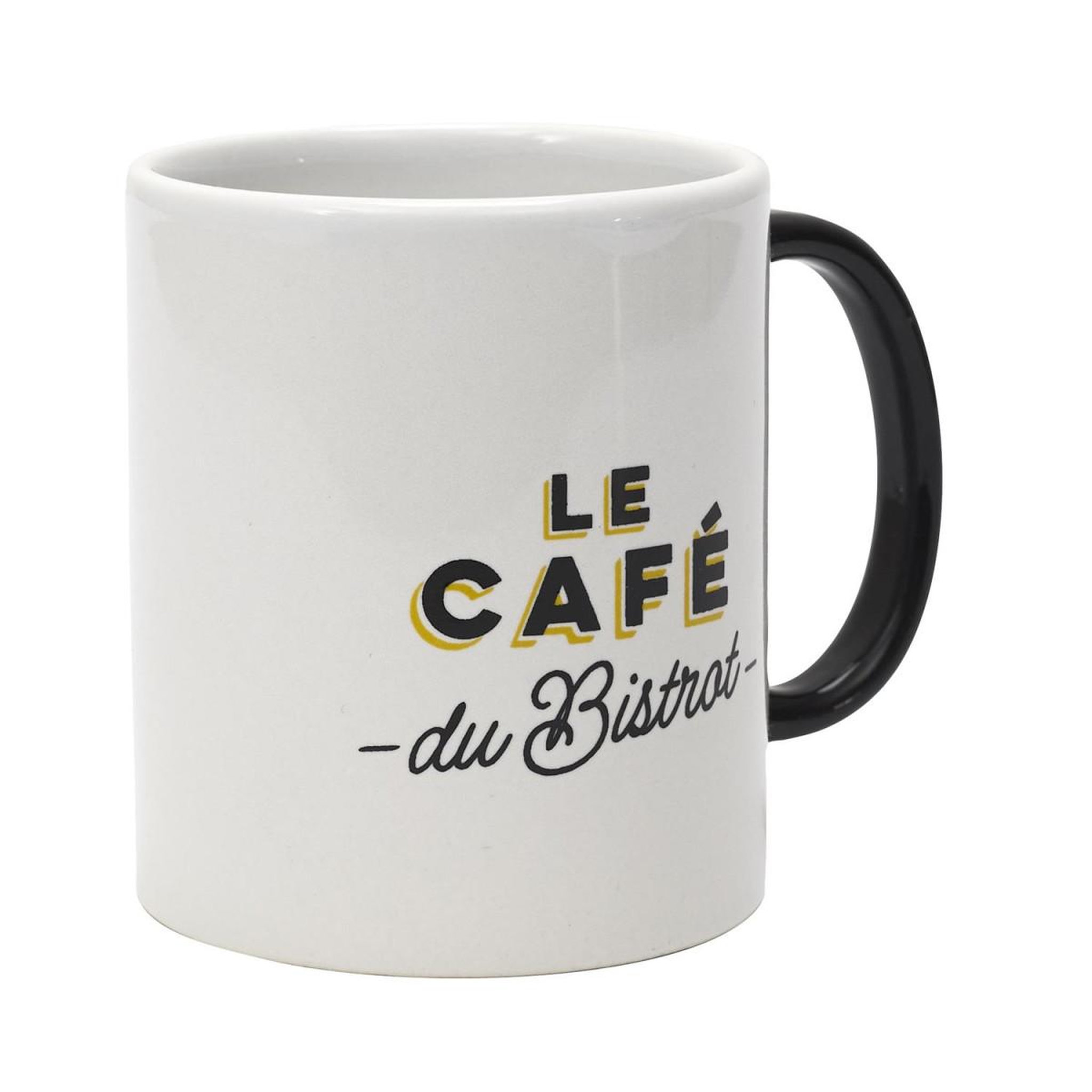 Voir la diapositive 2 : The Home Deco Factory Mug en céramique  bistrot  30cl blanc