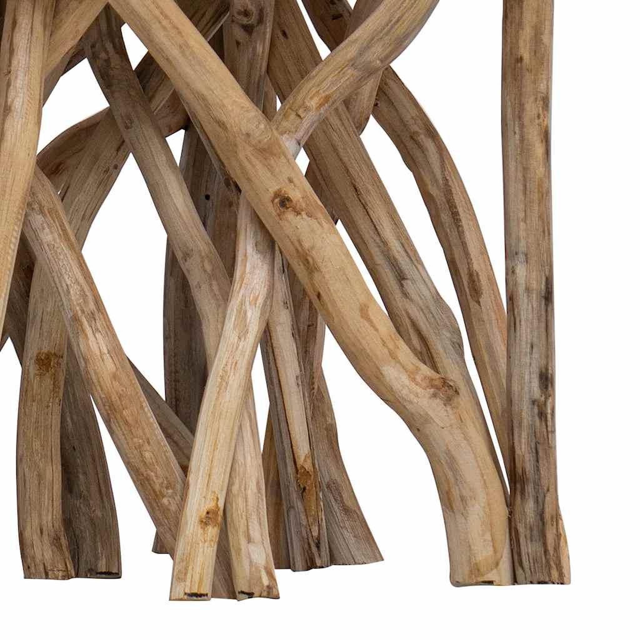 Voir la diapositive 4 : VIDAXL Table basse en rondin 40x40x40 cm bois de recuperation melange