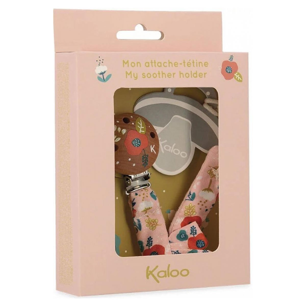 Kaloo Attache tetine coquelicot