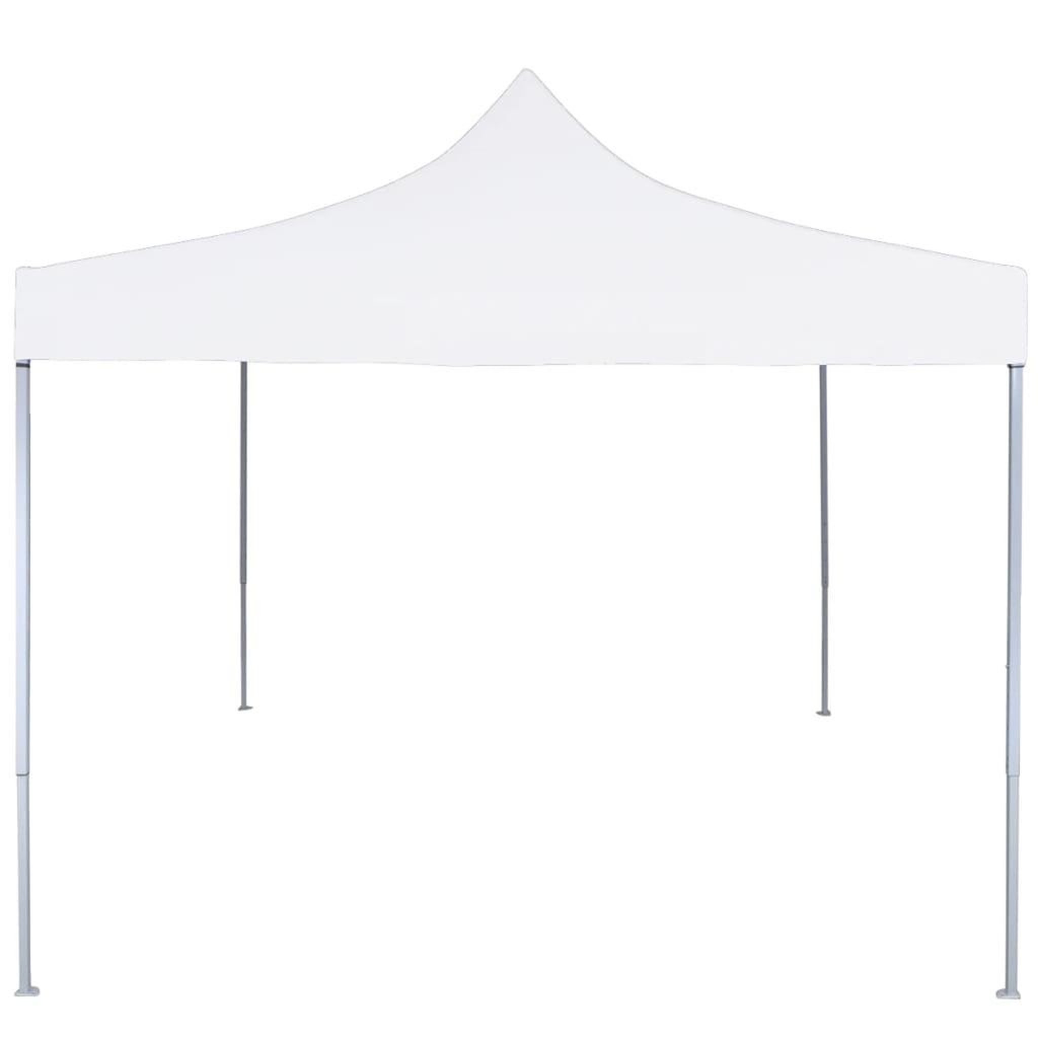 Voir la diapositive 2 : VIDAXL Tente de reception pliable professionnelle 3x3 m acier blanc