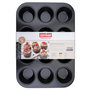 Voir la diapositive 6 : ZENKER Moule à muffins 12 empreintes 38 x 26 cm Zenker Perfect Black