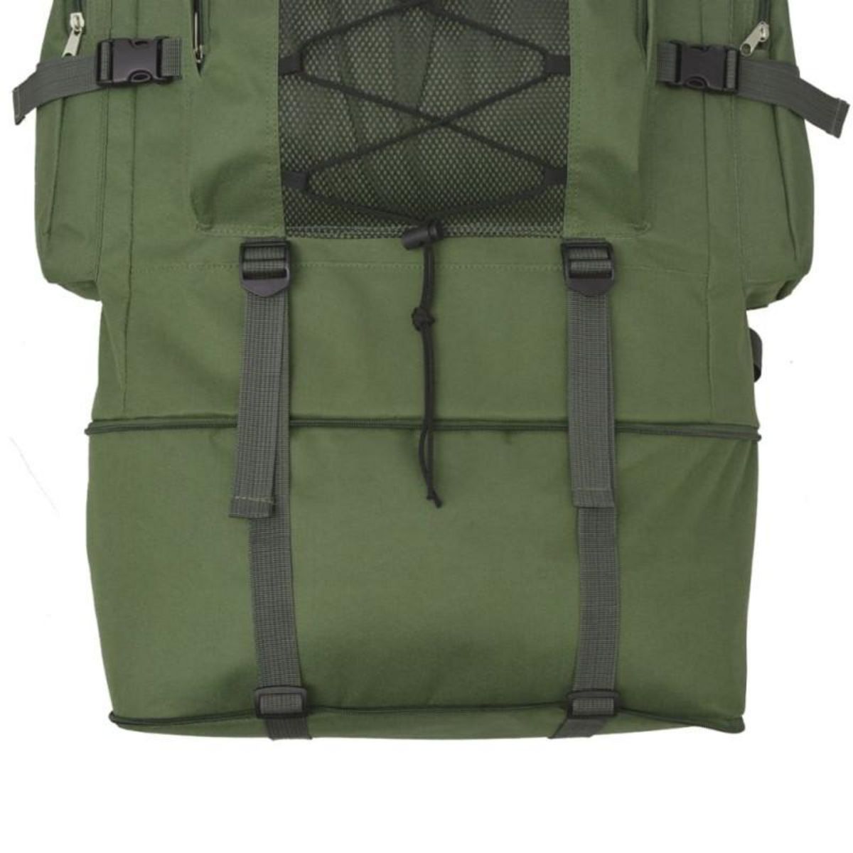 VIDAXL Sac à dos en style d armée XXL 100 L Vert