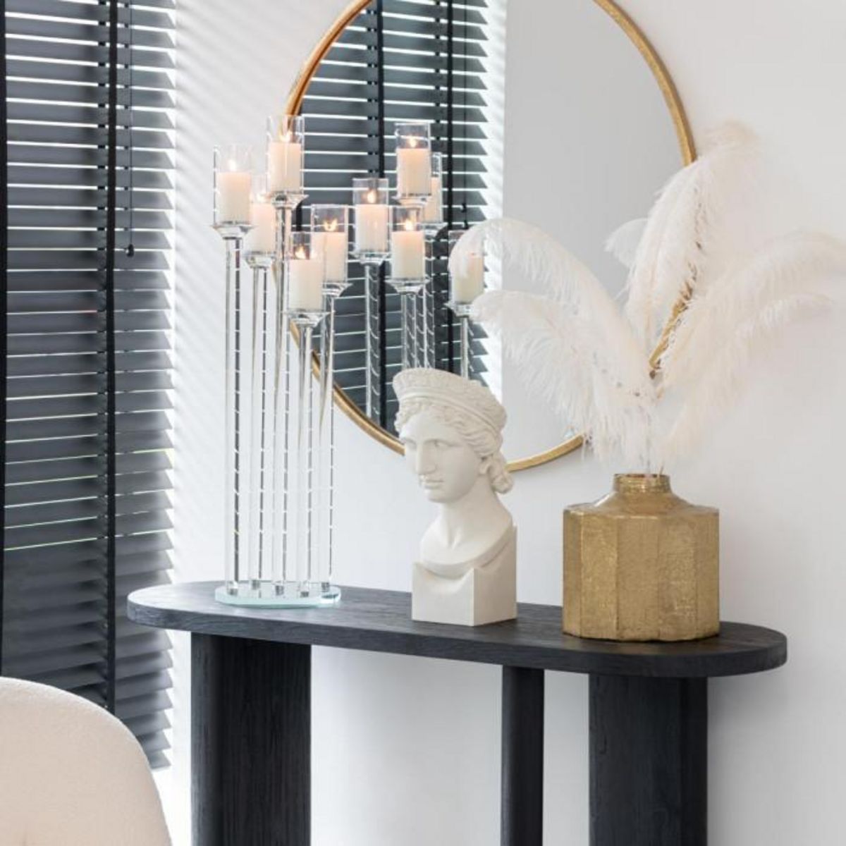 Paris Prix Vase Déco  Octogone  28cm Or