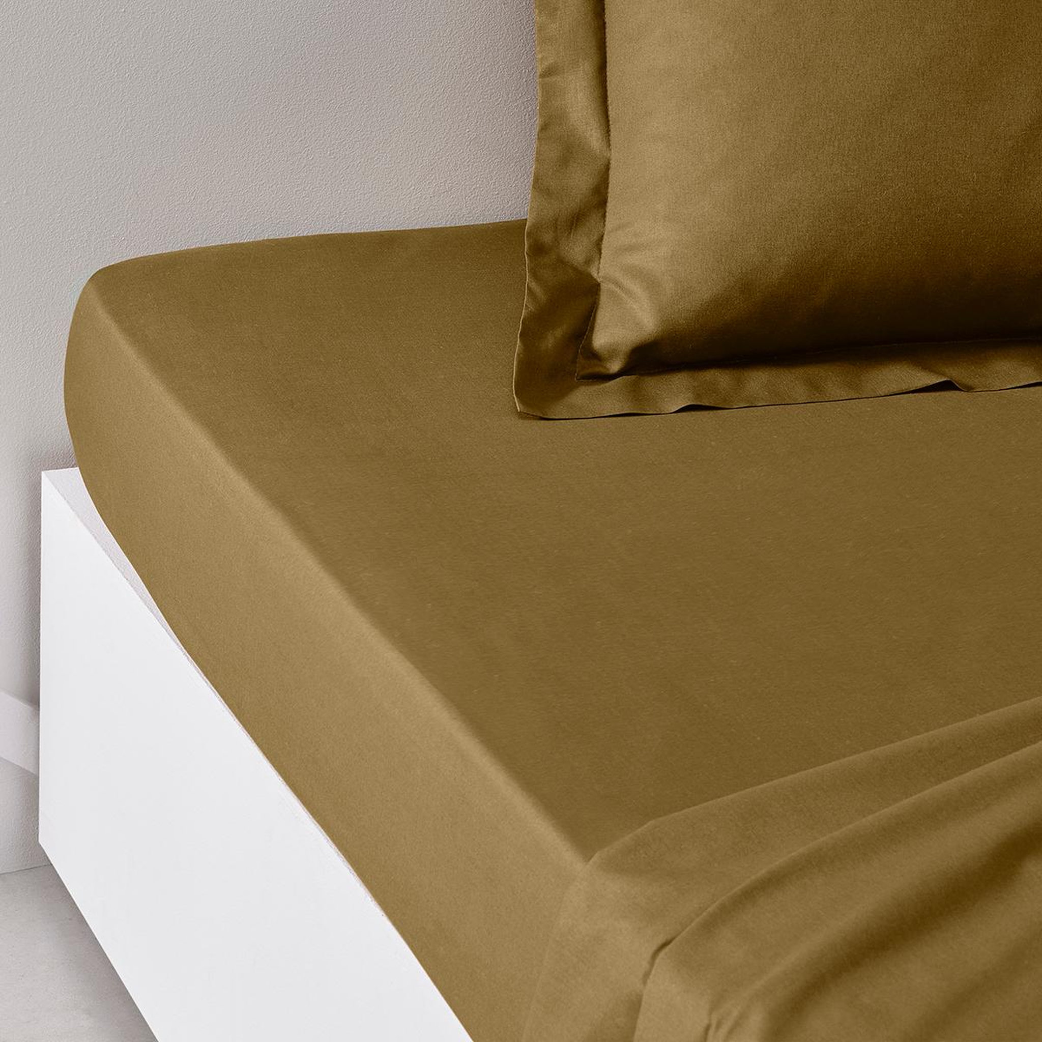 Voir la diapositive 3 : TODAY Drap housse uni en Coton 57 fils ESSENTIAL 