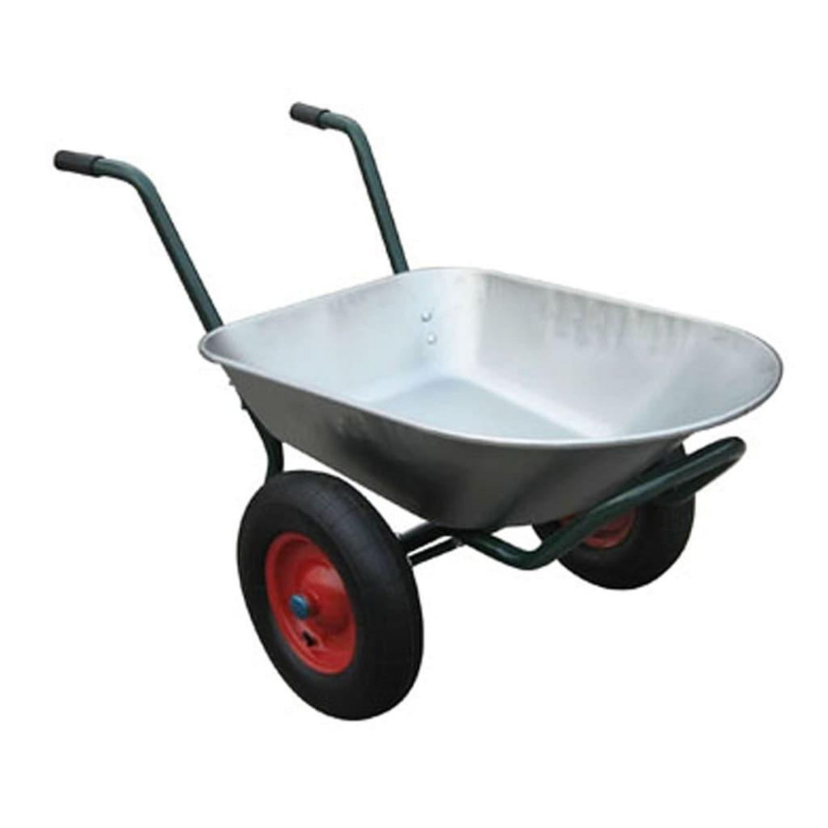 VIDAXL Brouette Jardinage 2 Roues 80 L