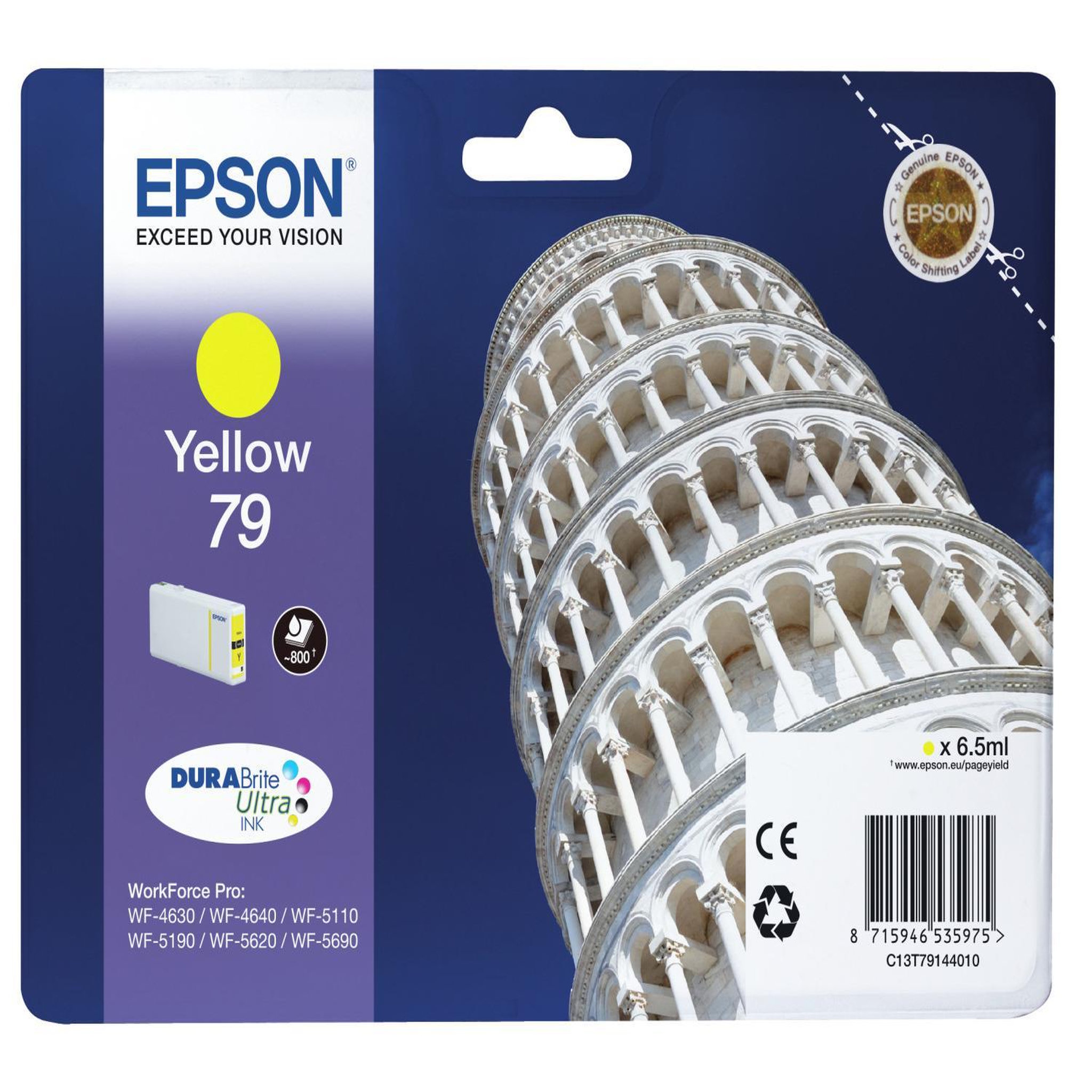 Epson Epson tower of pisa 79 cartouche d'encre 1 pièce(s) original rendement standard