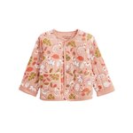 Petit Béguin Veste enfant en gaze de coton matelassé Mindanao. Coloris disponibles : Rose