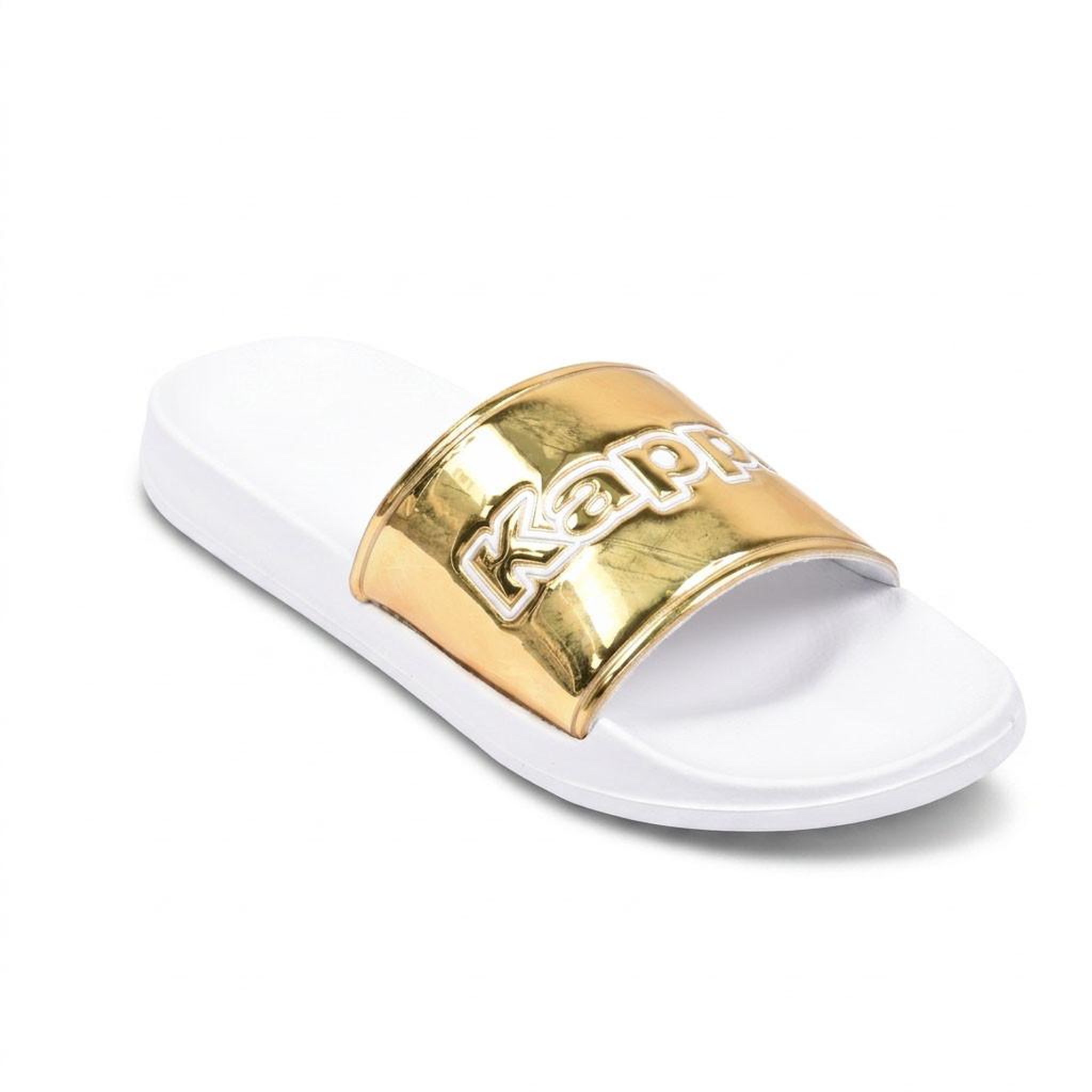 Voir la diapositive 1 : KAPPA KAPPA Claquette Femme Piscine Glitter Glossy Léopard