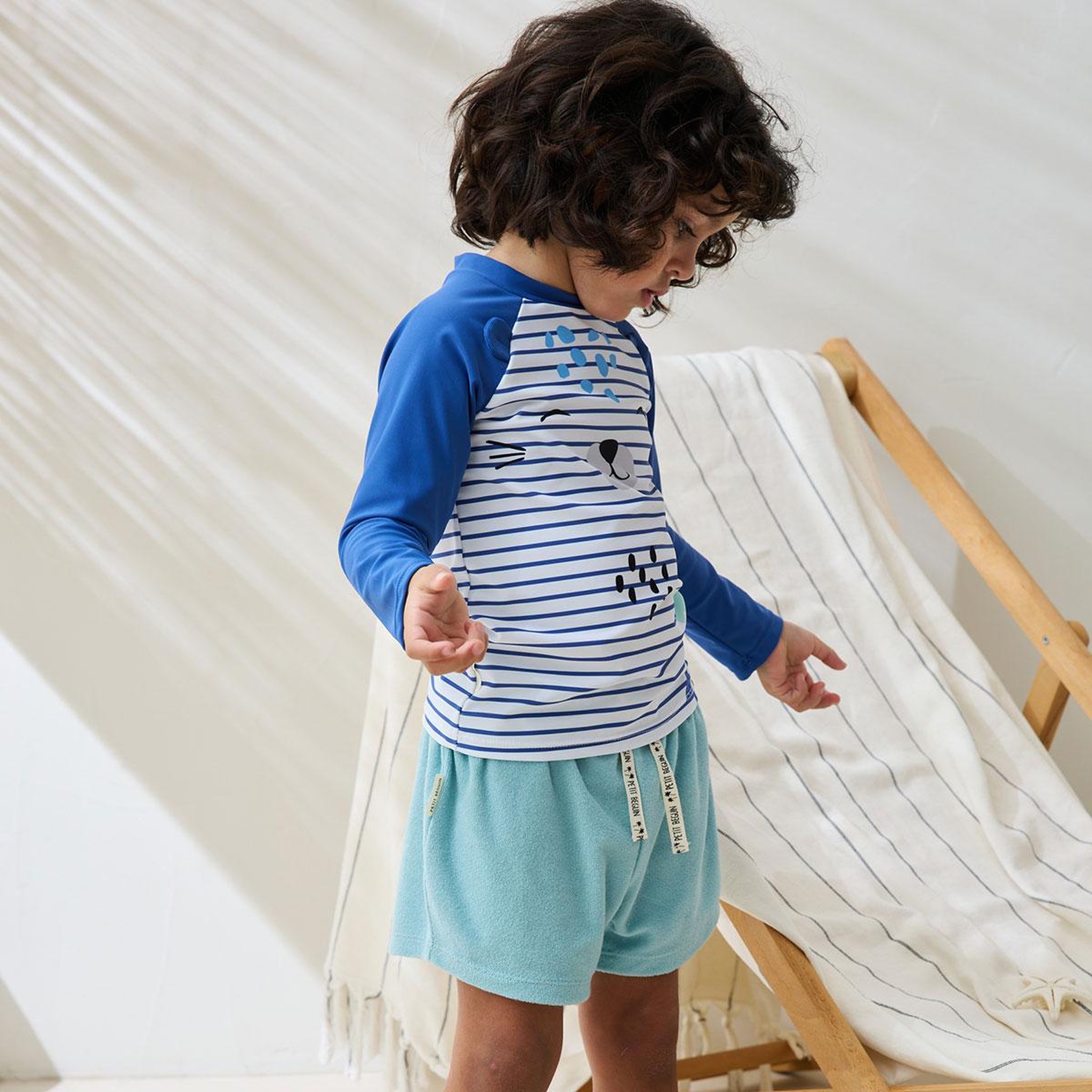 Voir la diapositive 5 : Petit Béguin T-shirt de bain bébé protection uv brasilia