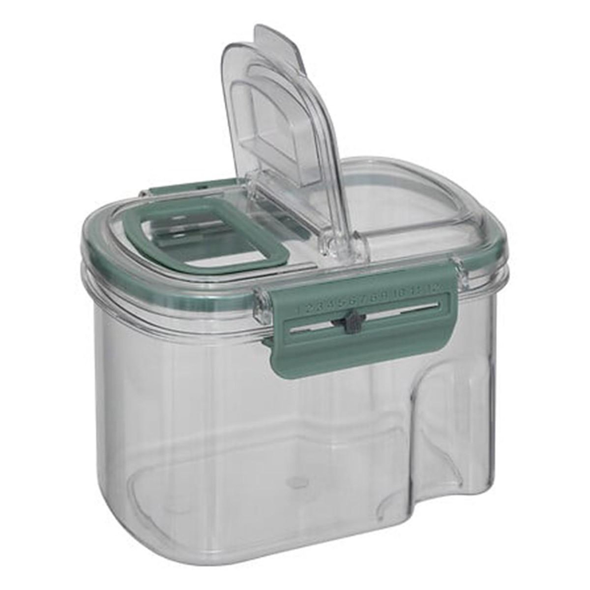 Voir la diapositive 2 : FIVE Boîte de conservation double verseur  neo  0,6l transparent