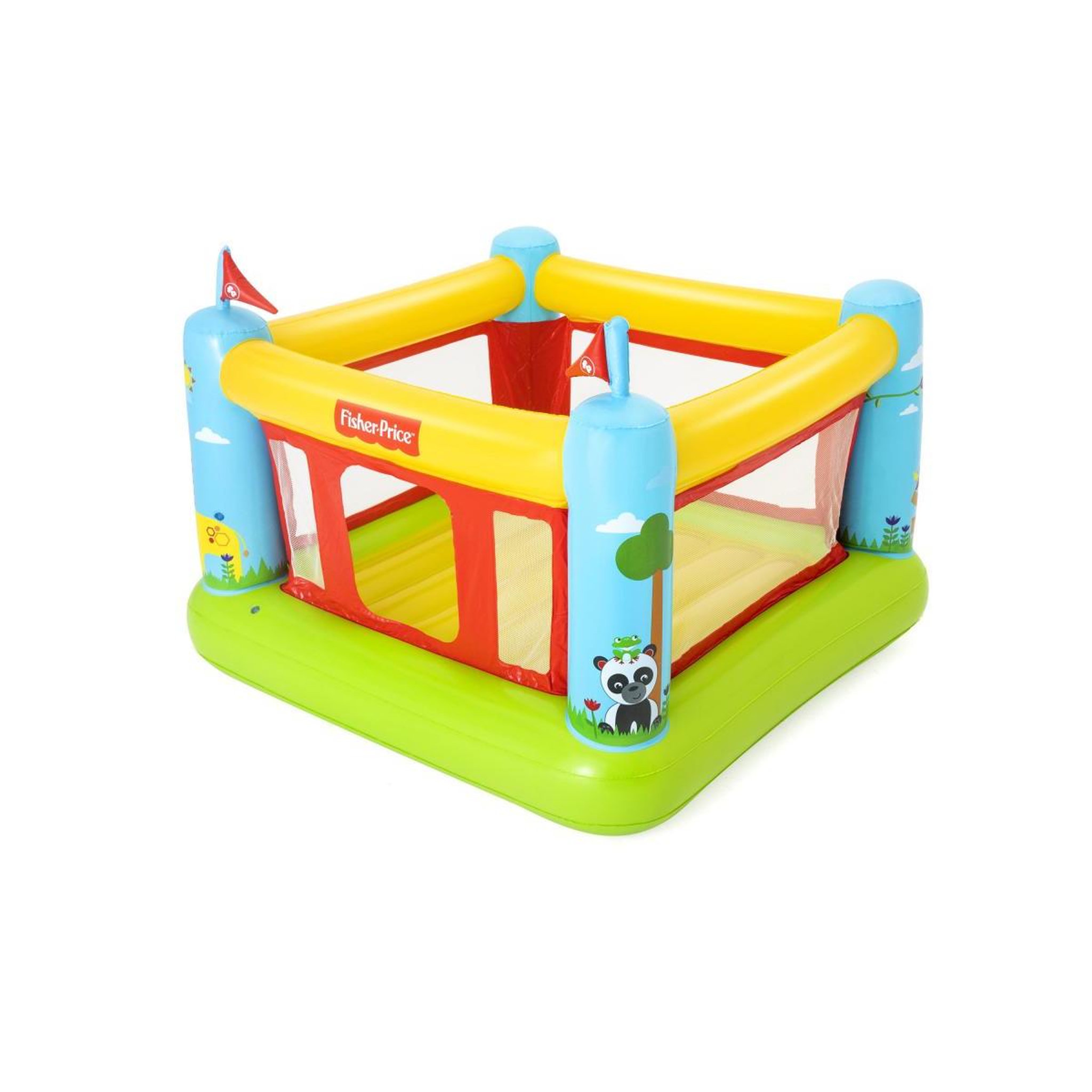 BESTWAY Aire de jeux gonflable  93553 Fisher-Price Bouncetastic 1.75m x 1.73m x 1.35m
