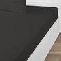 Voir la diapositive 2 : FUTURE HOME Drap housse uni en coton 57 fils