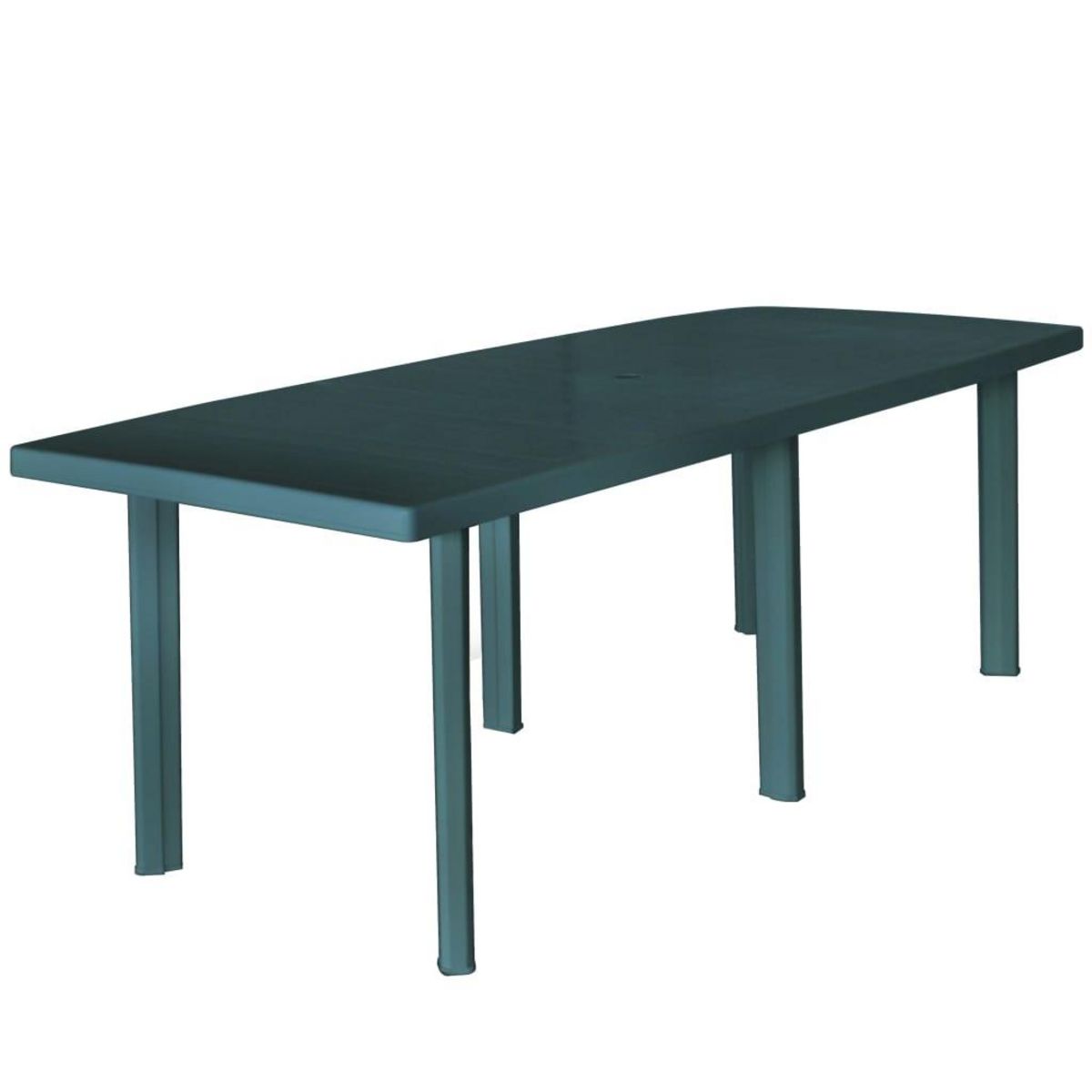 VIDAXL Table de jardin Vert 210 x 96 x 72 cm Plastique